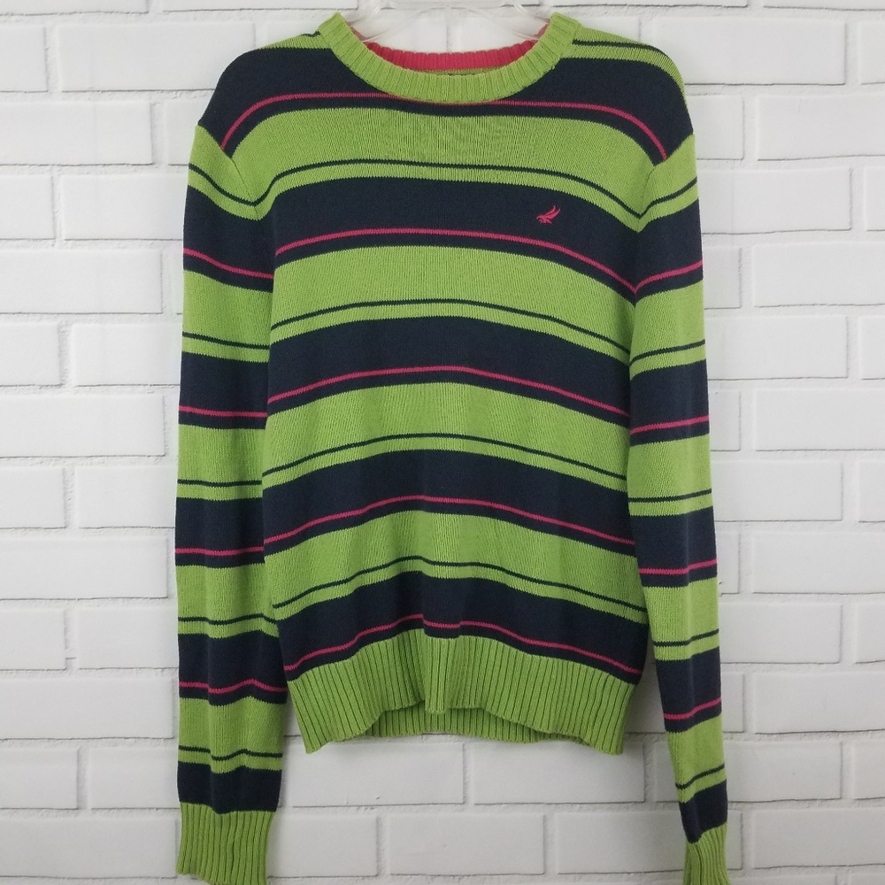 Urban Pipeline Cotton Striped Crewneck Sweater